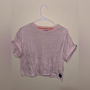 DNKY Sport Pink Cropped Tee